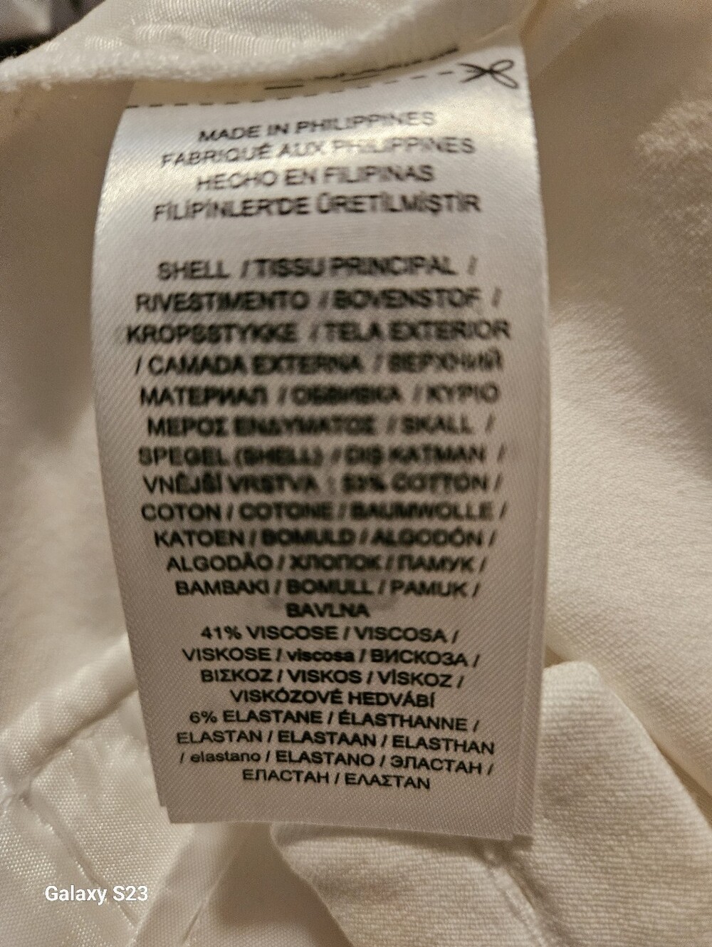 Women's White Shorts - Picture 7 of 7